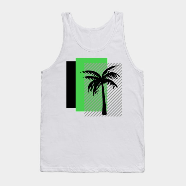 Coconut Tree -XIV Tank Top by ElevateElegance